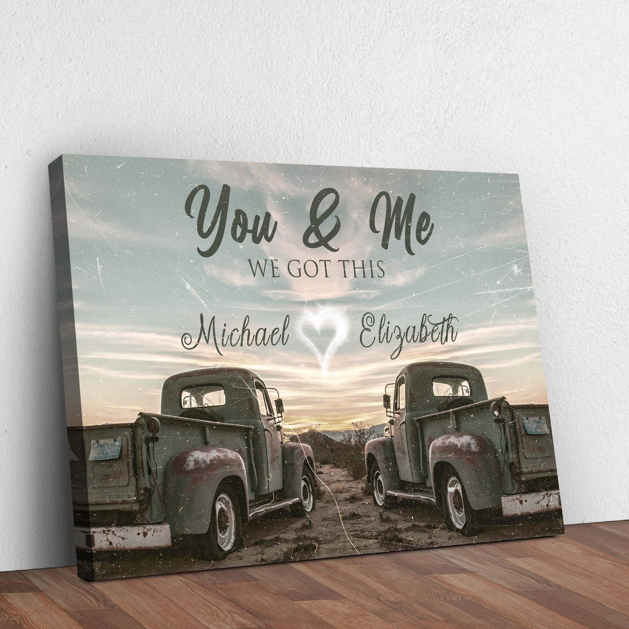 Vintage Truck Themed We Got This Couple Sign - Image 3