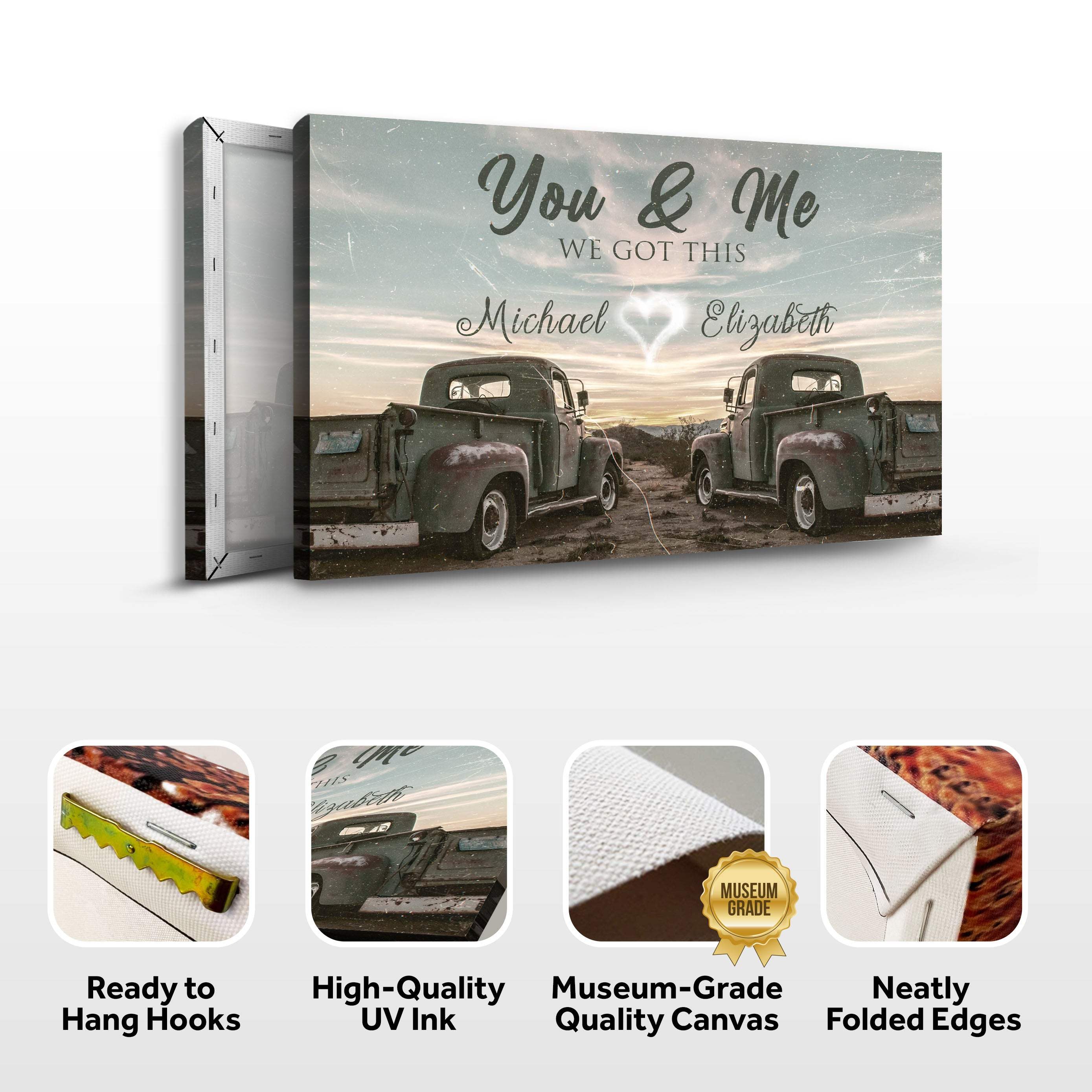 Vintage Truck Themed We Got This Couple Sign - Image 5