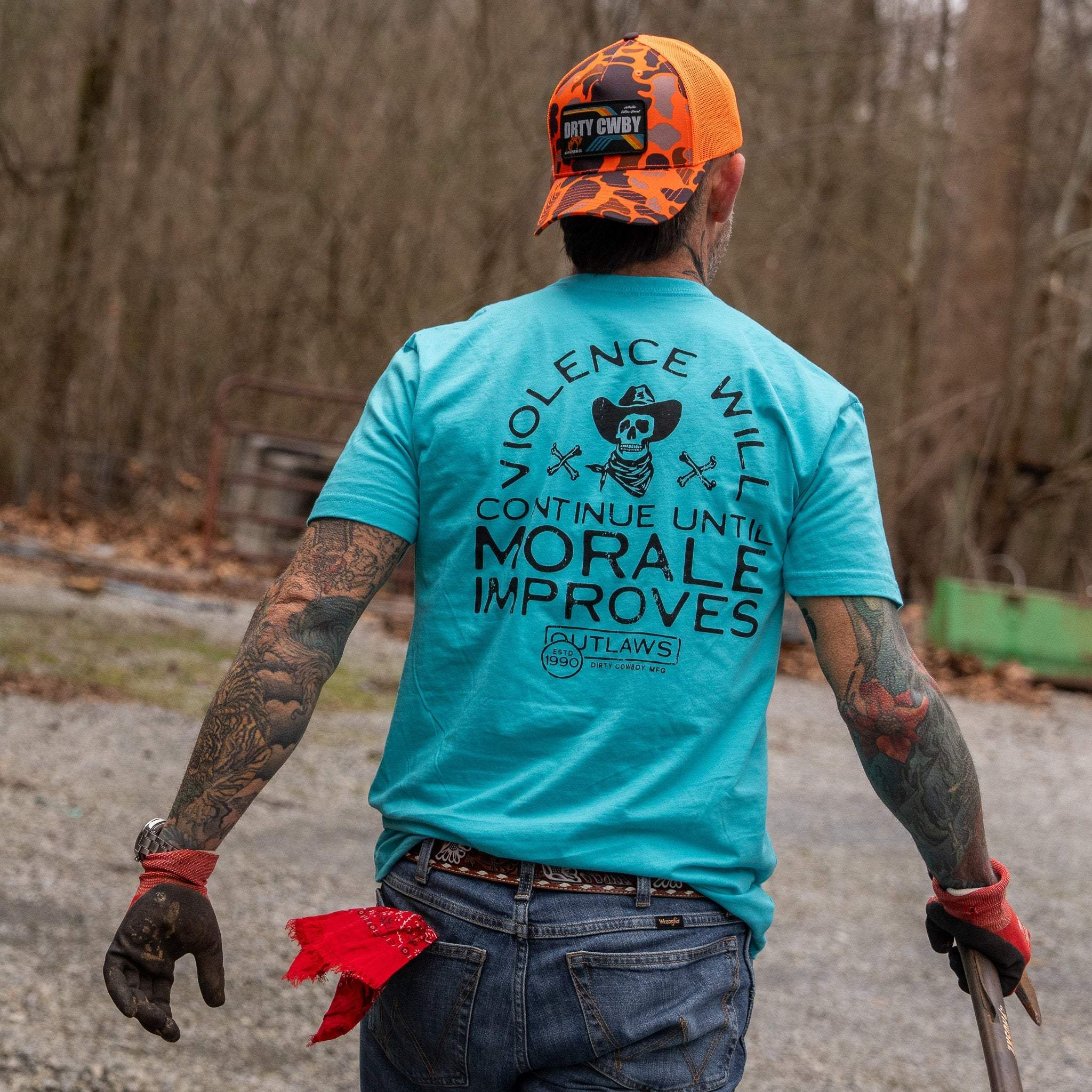 Violence Will Continue Until Morale Improves Men's T-Shirt - Image 3