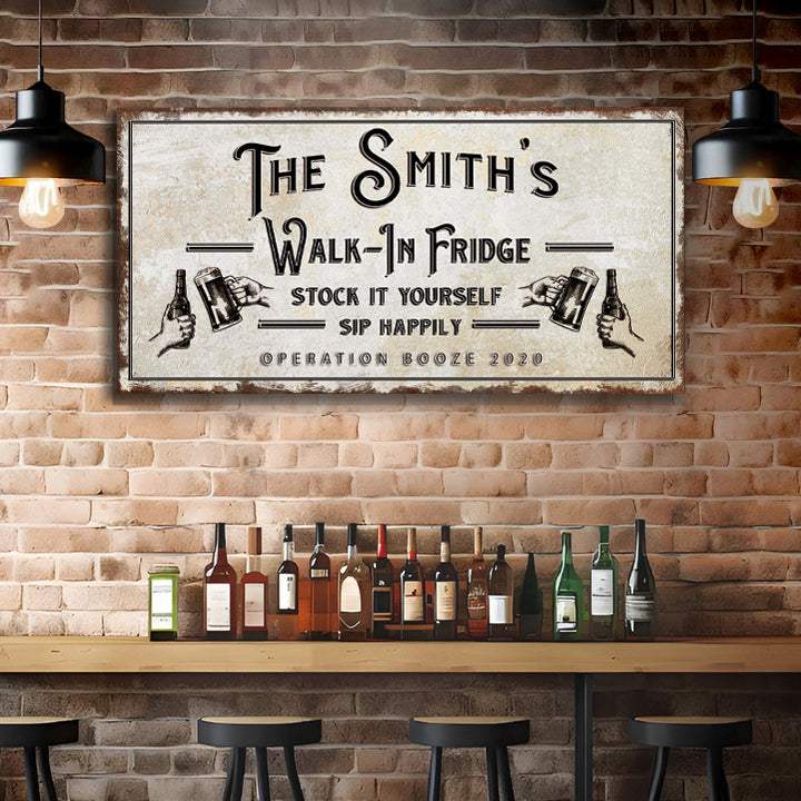 Walk-In Fridge Stock It Yourself Bar Sign - Image 3