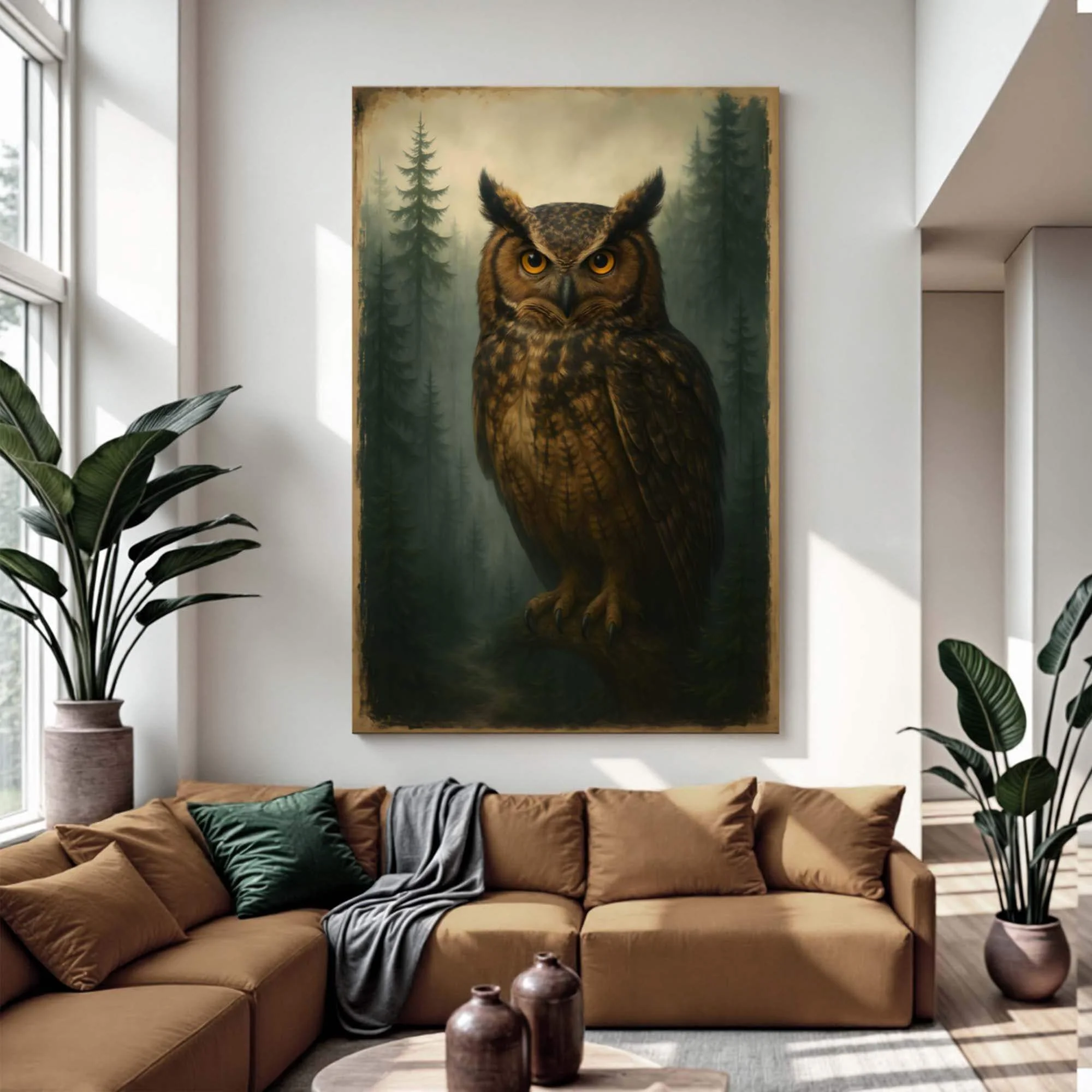 Watcher Of The Woods Owl Wall Art - Image 5
