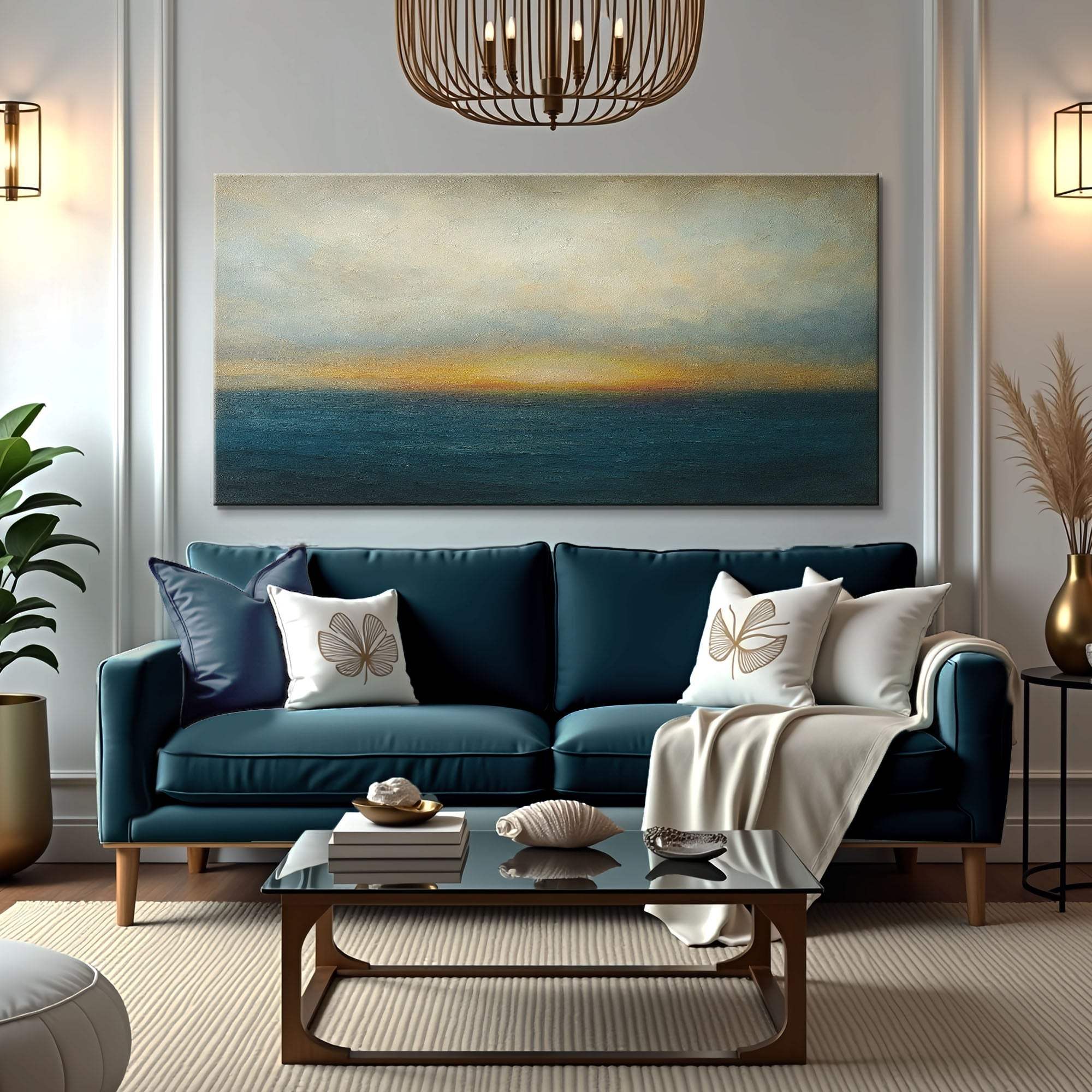 Waterscape Abstract Wall Art V - Image 3