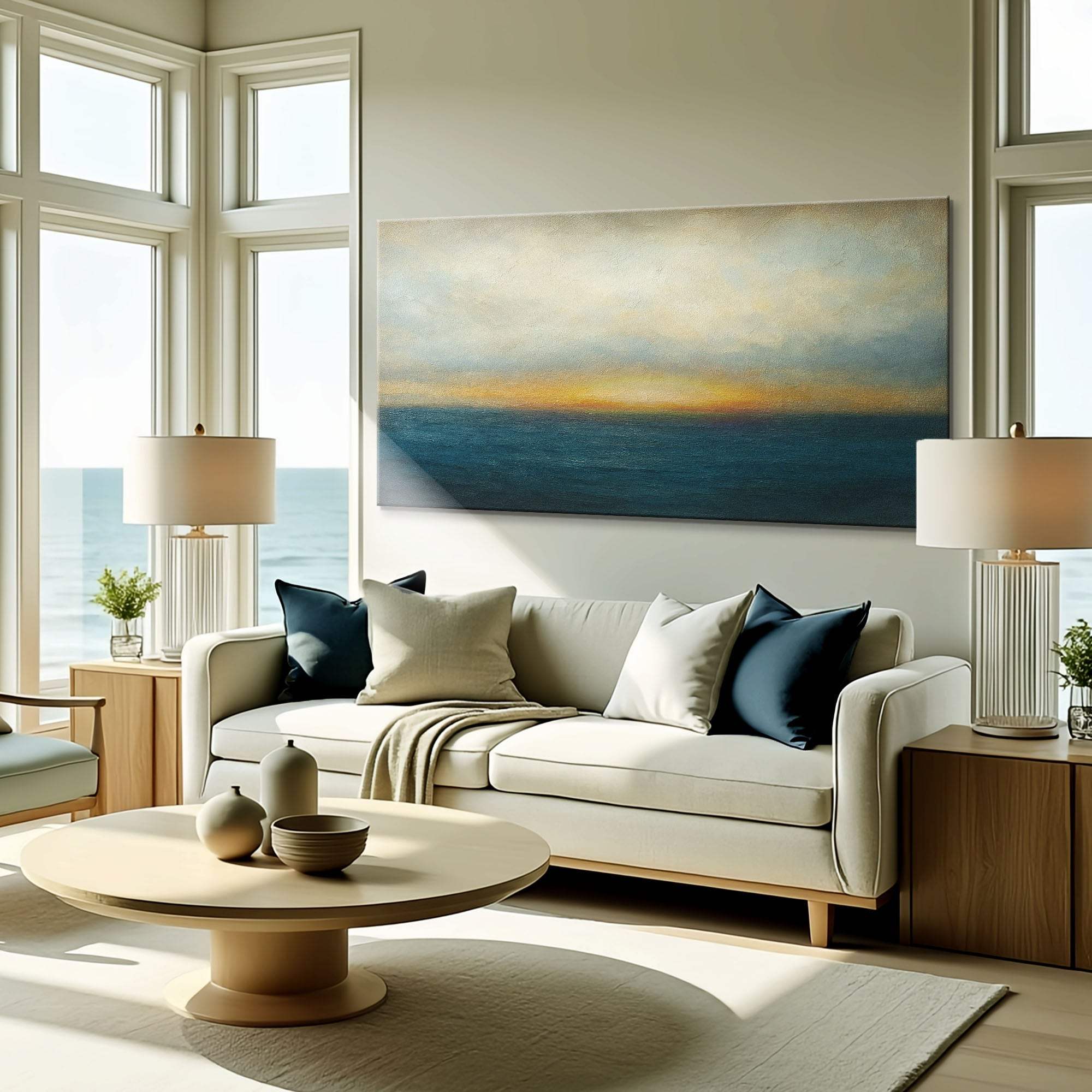 Waterscape Abstract Wall Art V - Image 4