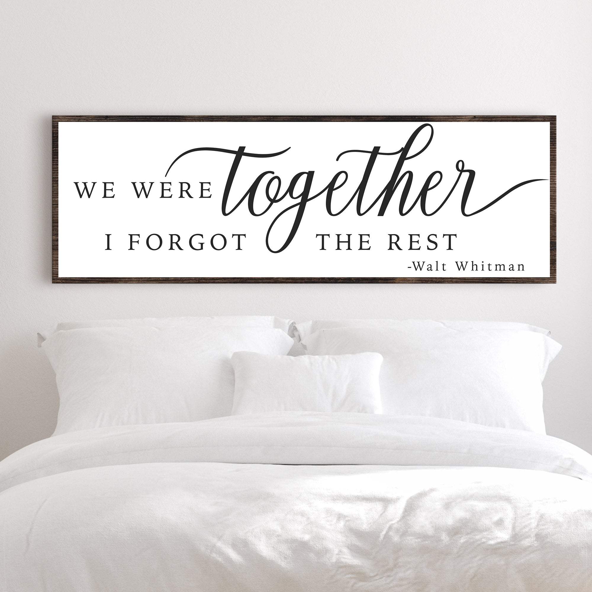 We Were Together, I Forgot The Rest Sign II