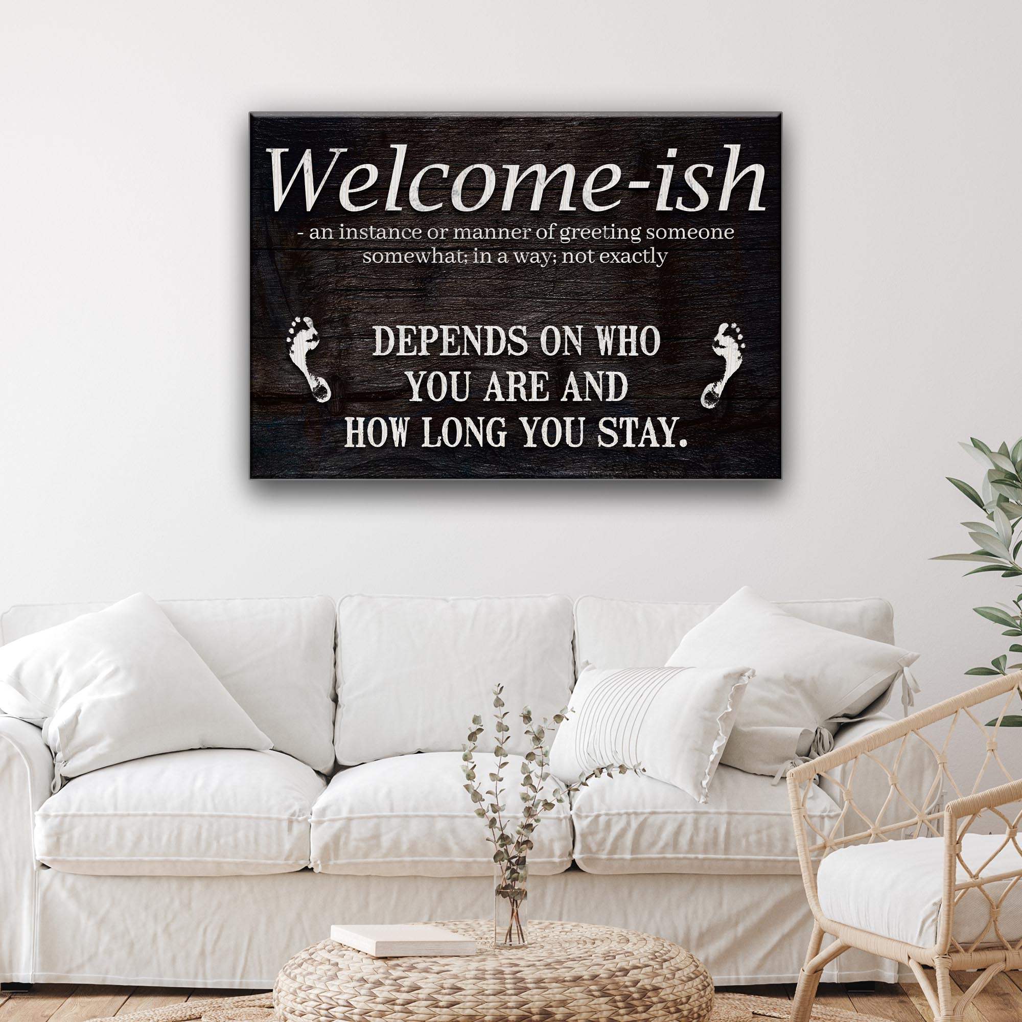 Welcome-ish Funny Home Sign - Image 2