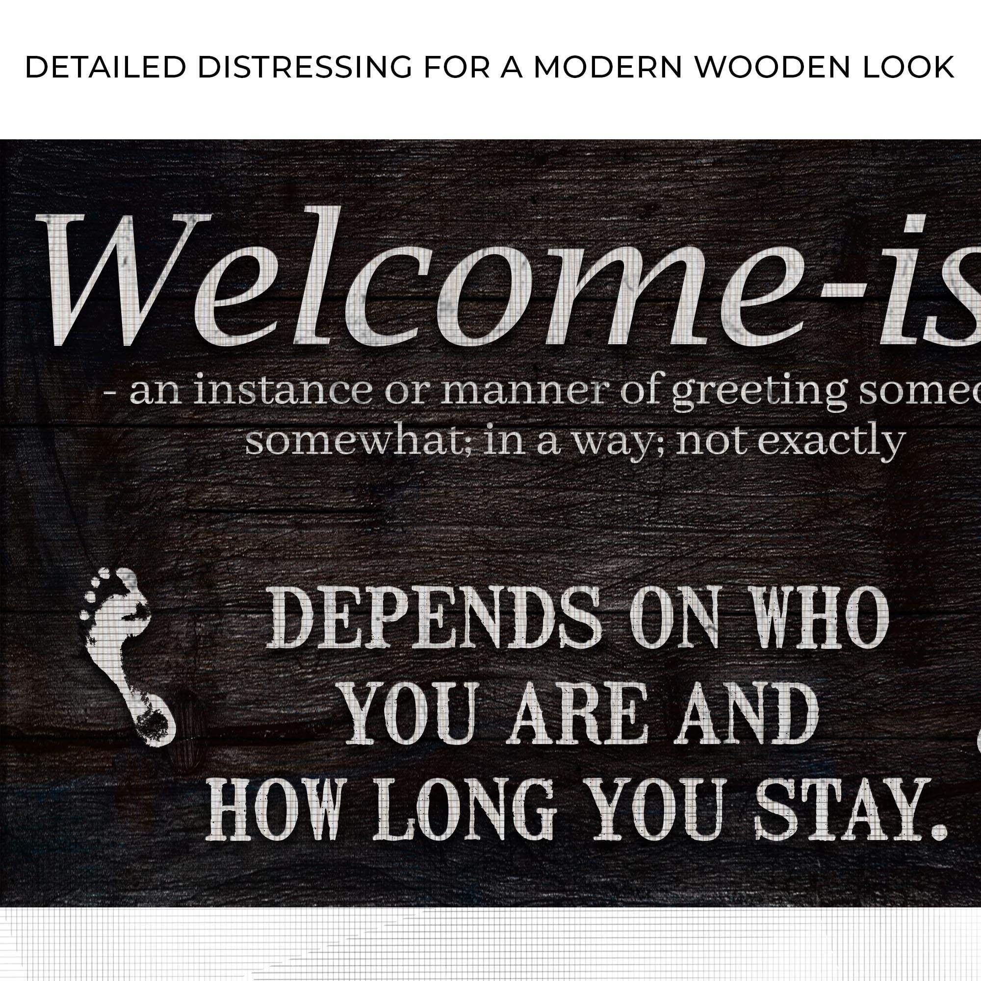 Welcome-ish Funny Home Sign - Image 4