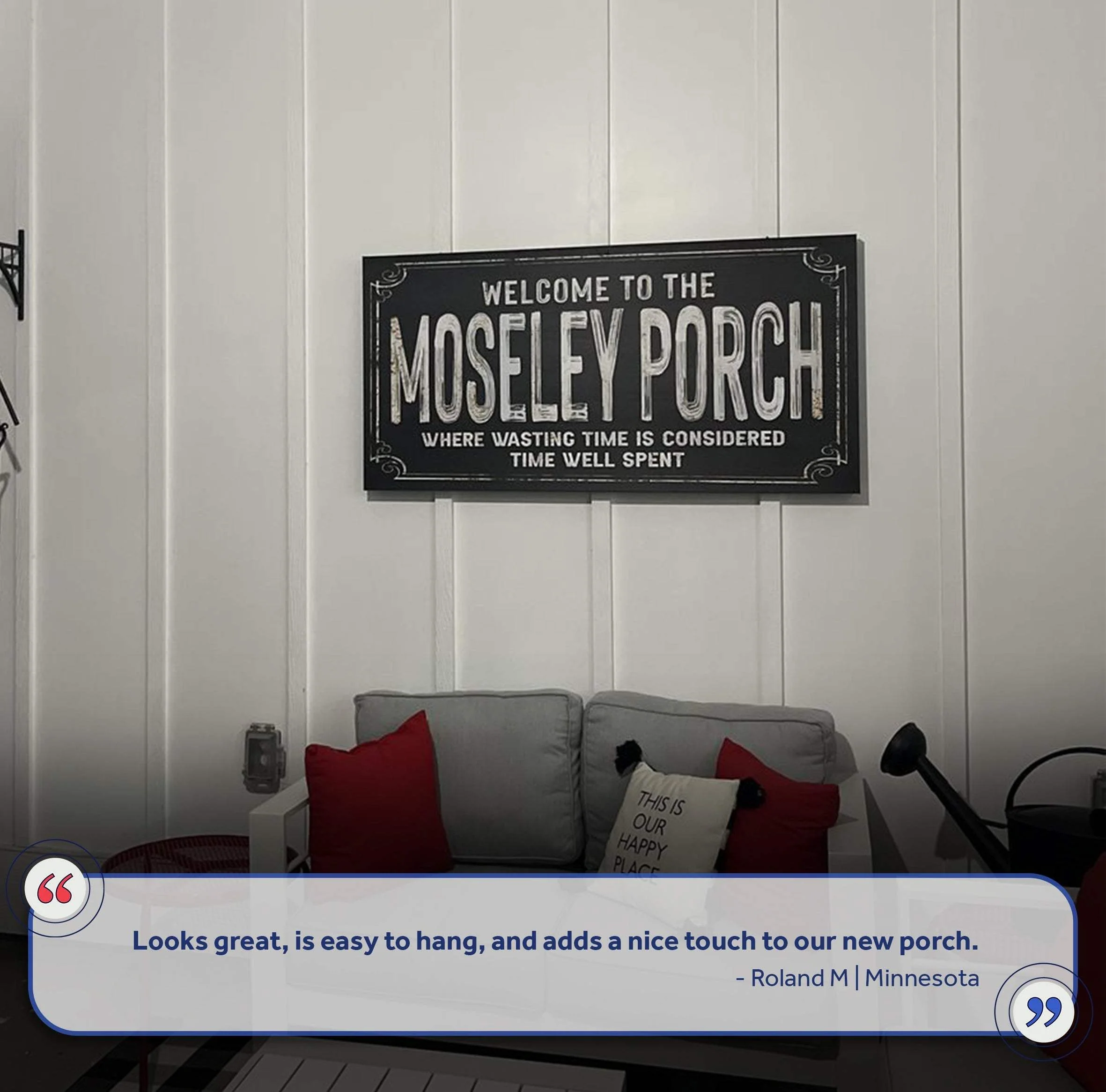 Welcome To The Porch Sign VI - Image 8