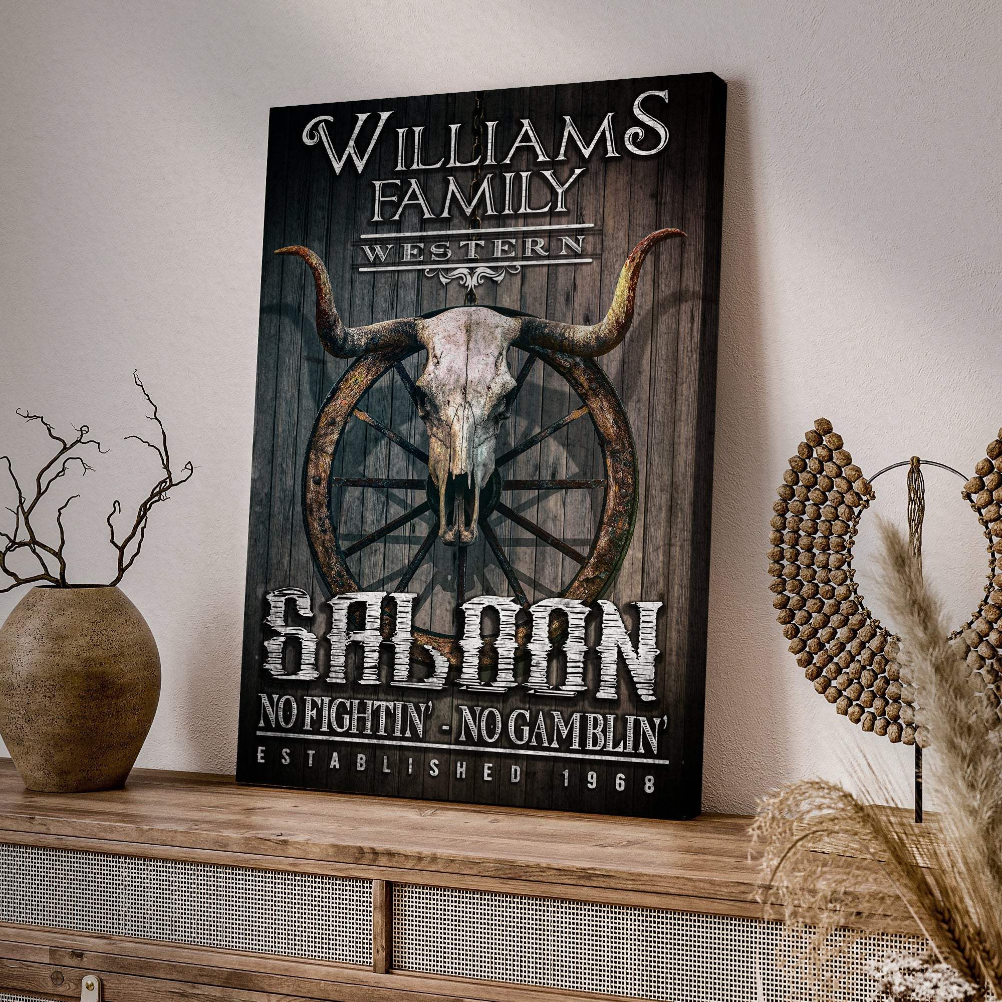 Western Cowboy Saloon Sign - Image 3
