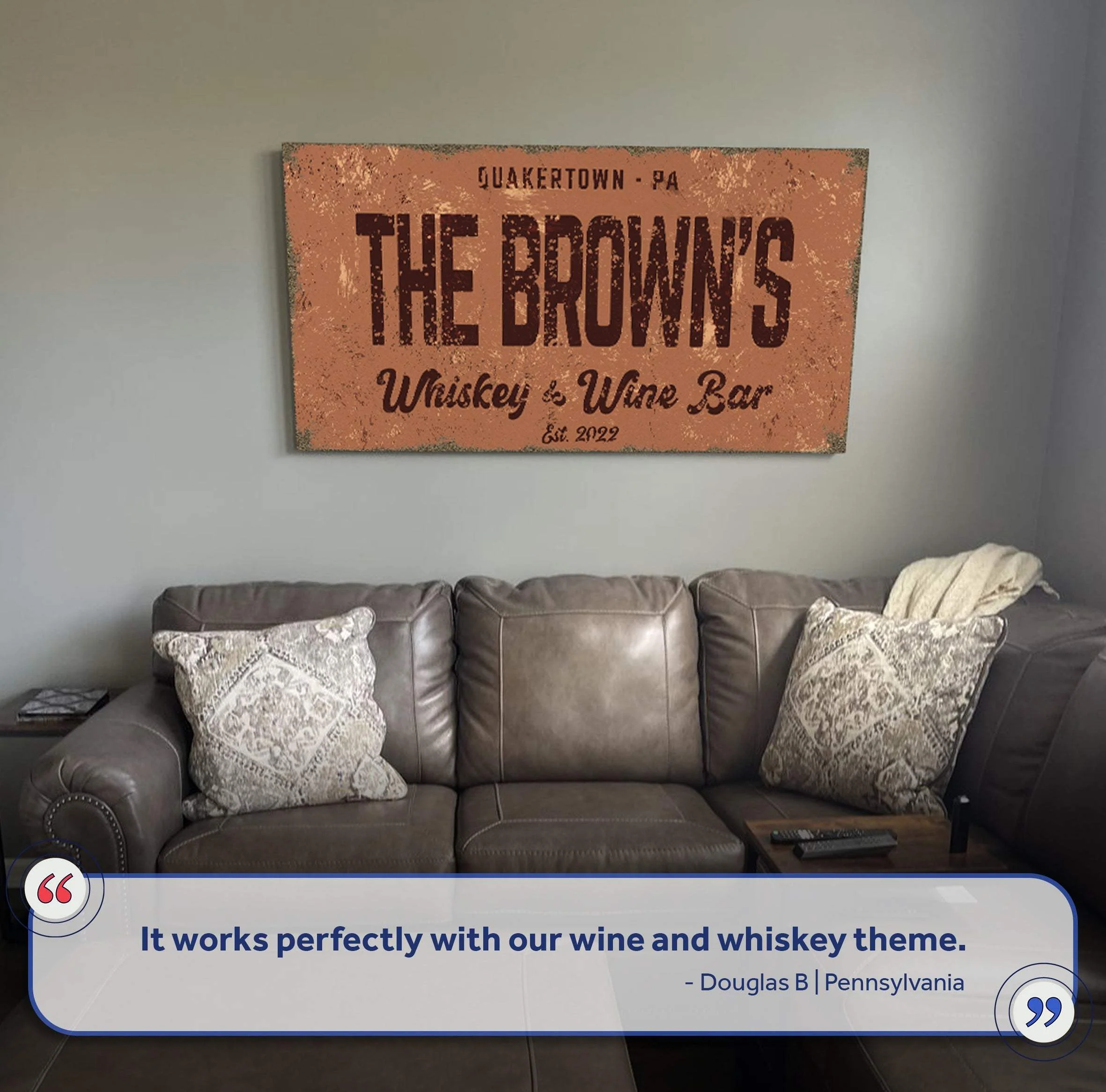 Whiskey And Wine Bar Sign II - Image 7