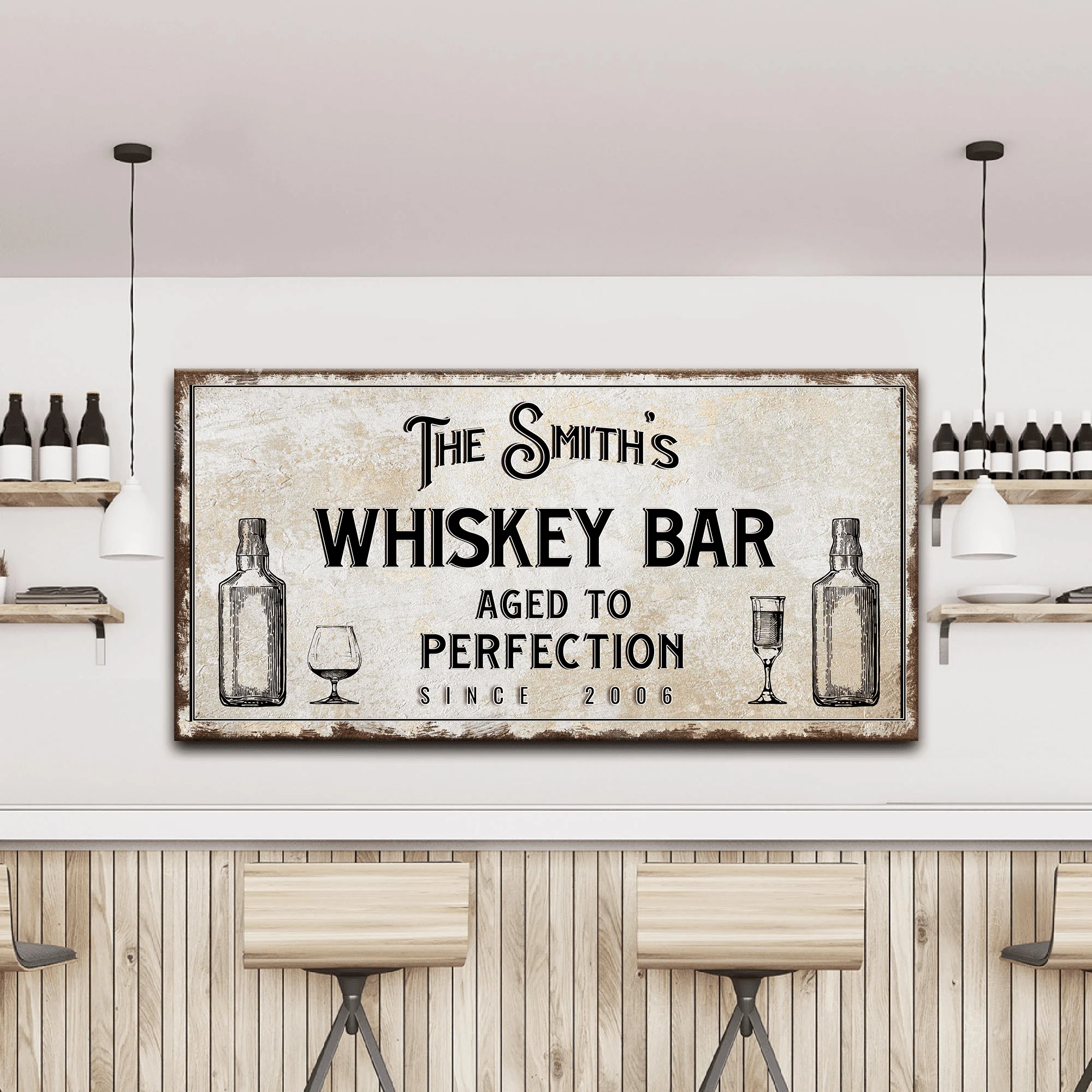Whiskey Bar Sign III - Image 2