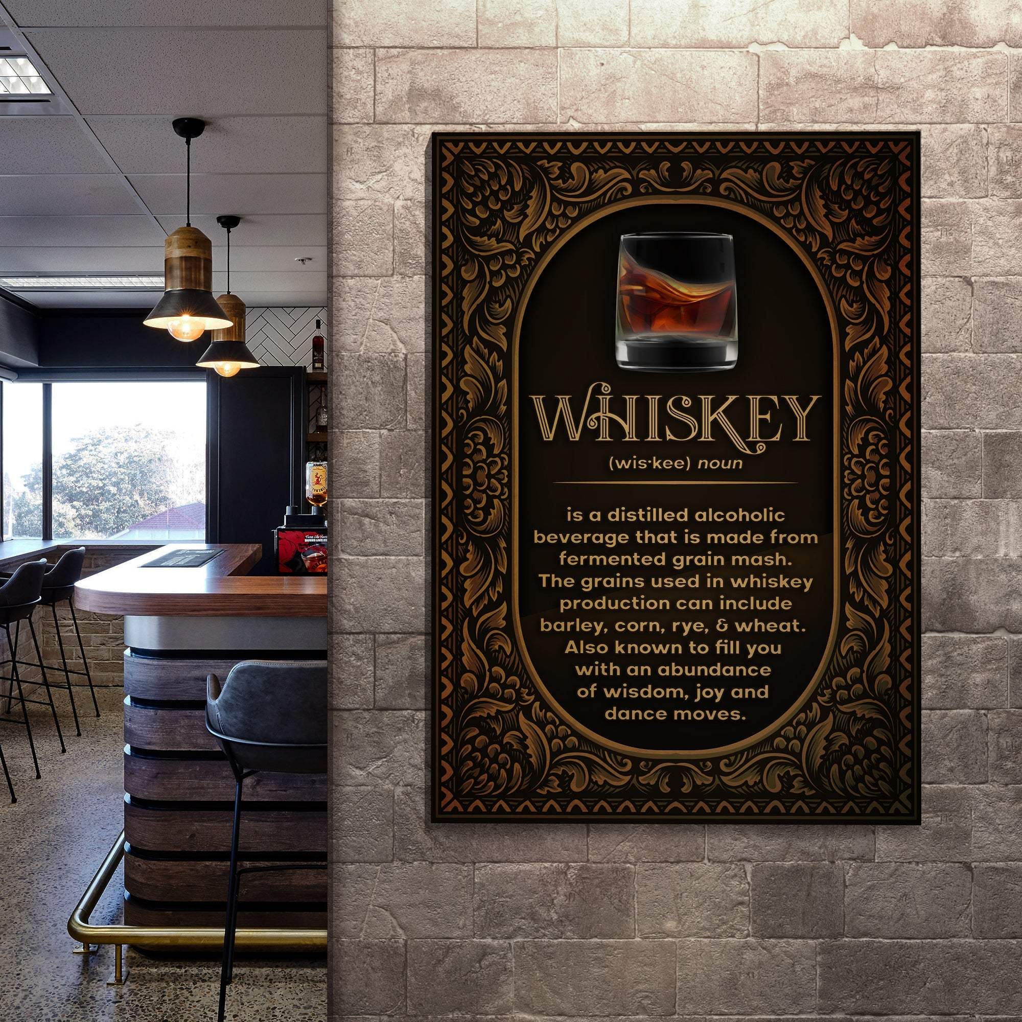 Whiskey Definition Sign - Image 3