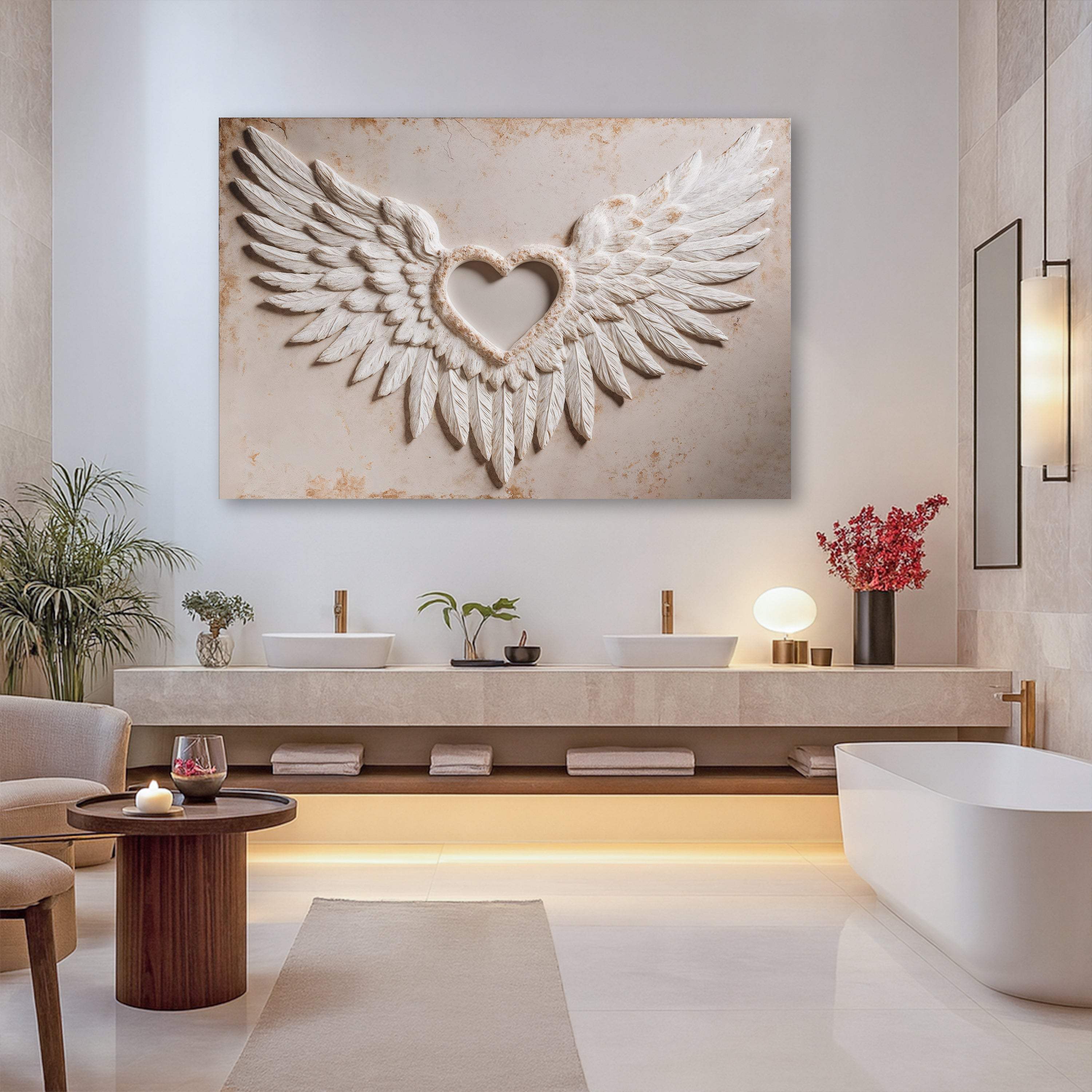 Wings of Love Abstract Wall Art II - Image 5