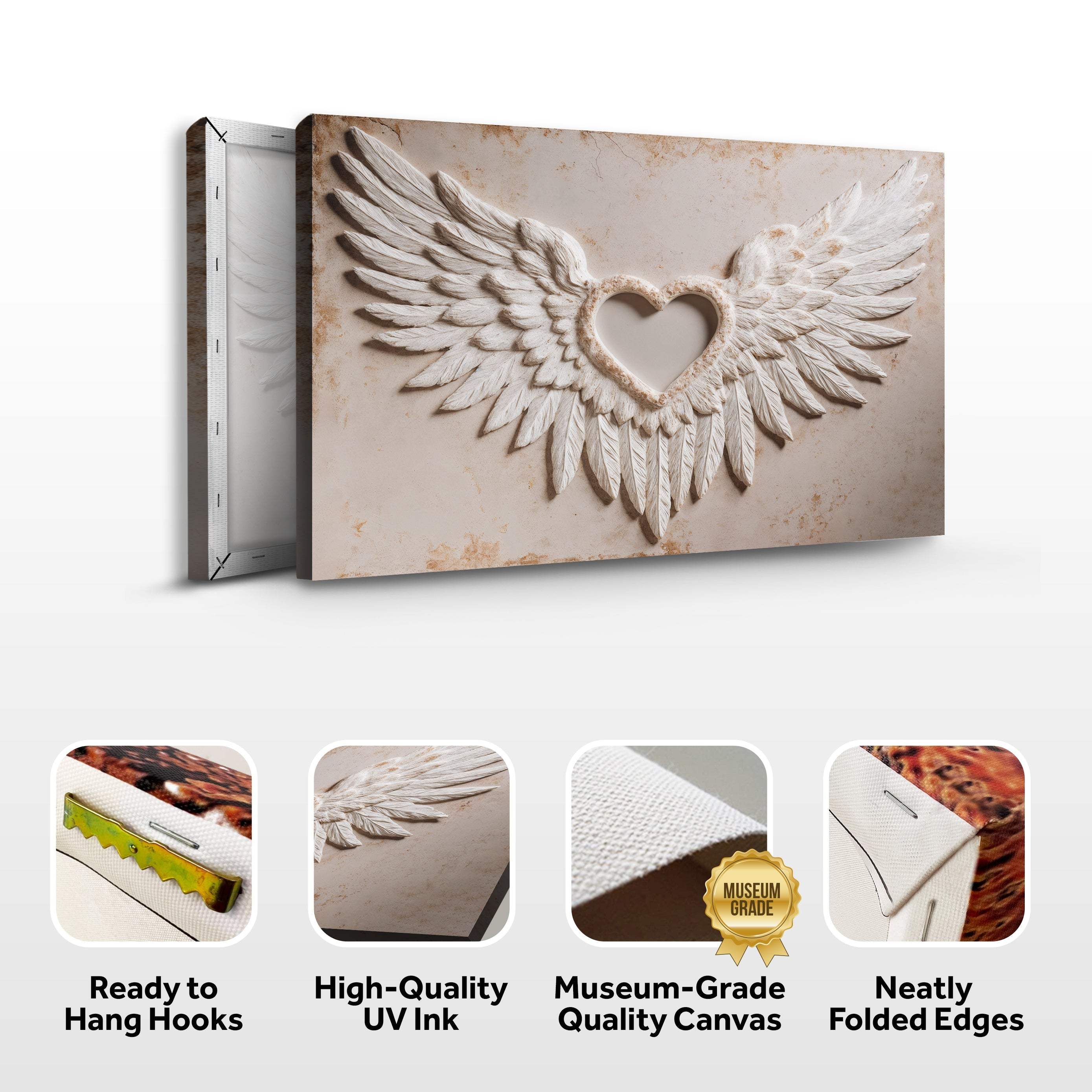 Wings of Love Abstract Wall Art II - Image 8