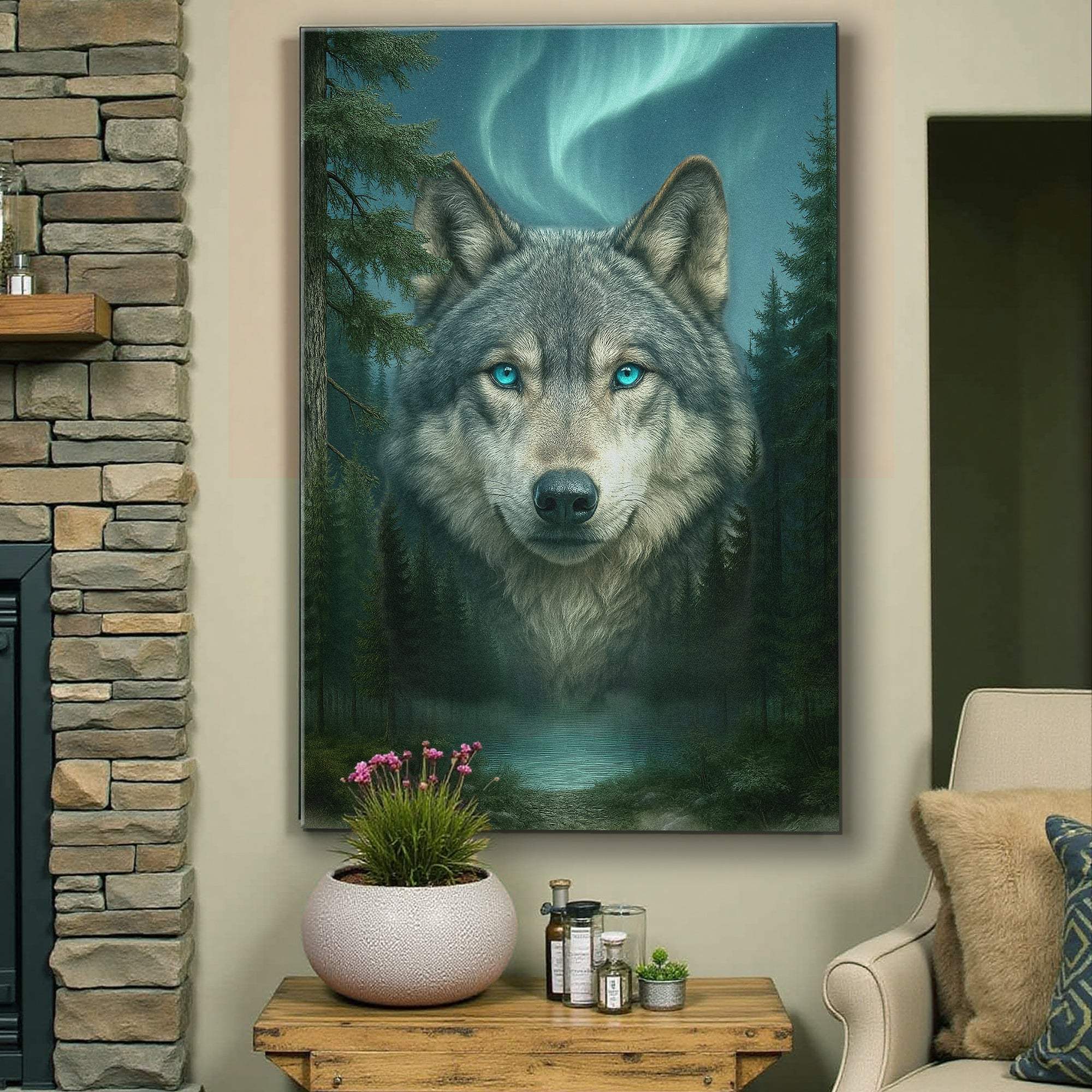 Wolf Northern Symphony Wall Art - Image 4