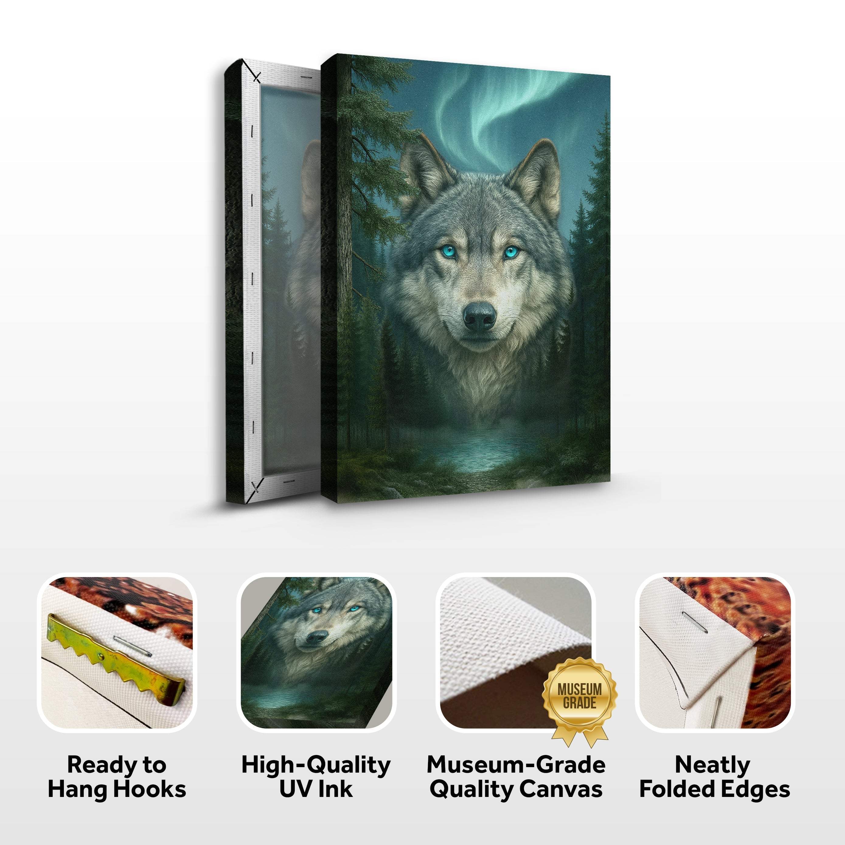 Wolf Northern Symphony Wall Art - Image 8