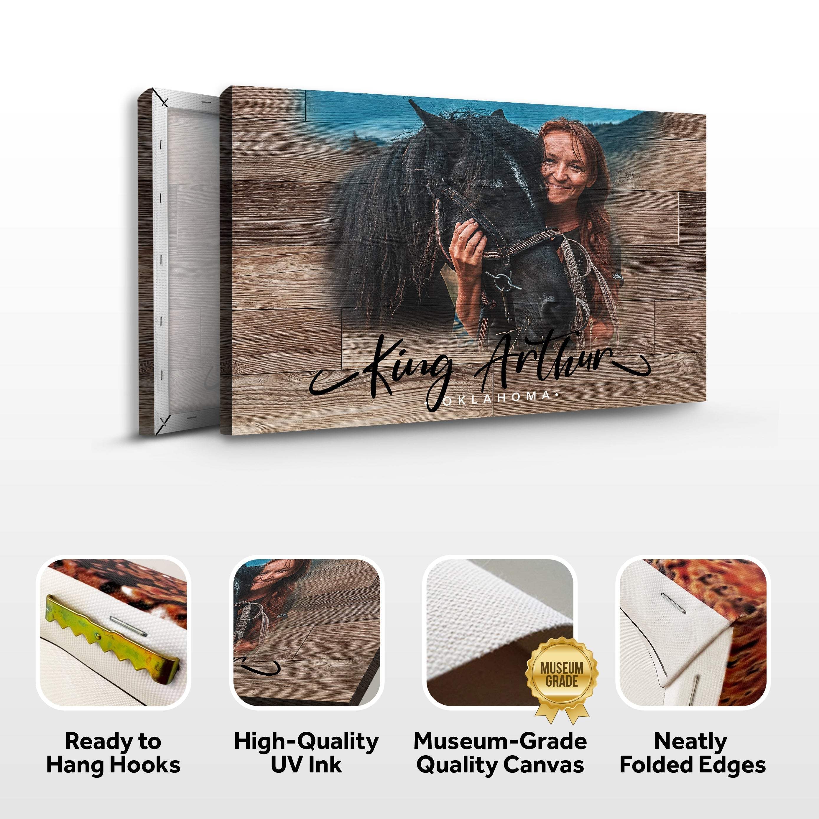 Wooden Animal Portrait Sign - Image 4