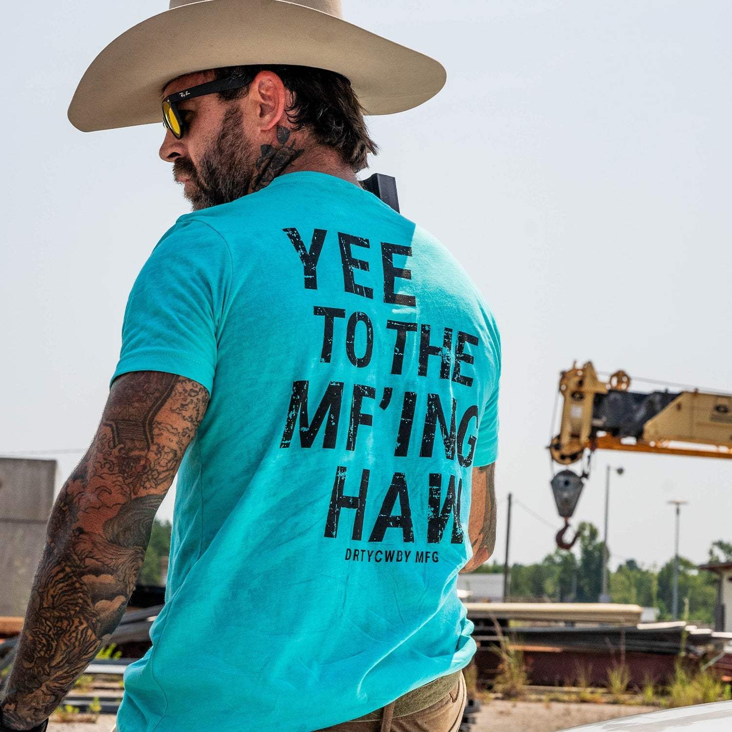 Yee To The Mf'Ing Haw Rodeo Men's T-Shirt - Image 11