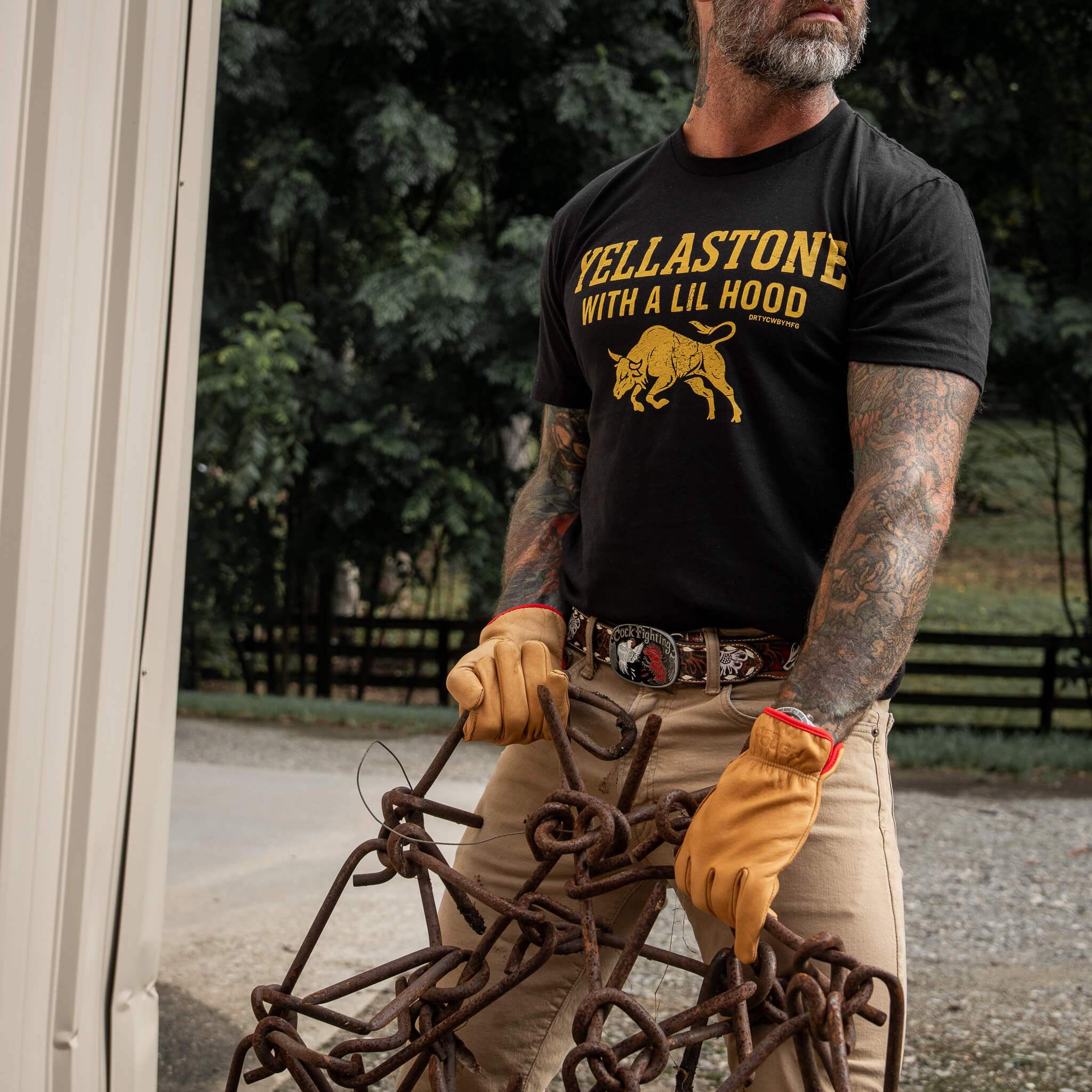 Yellastone Men's T-Shirt - Image 4
