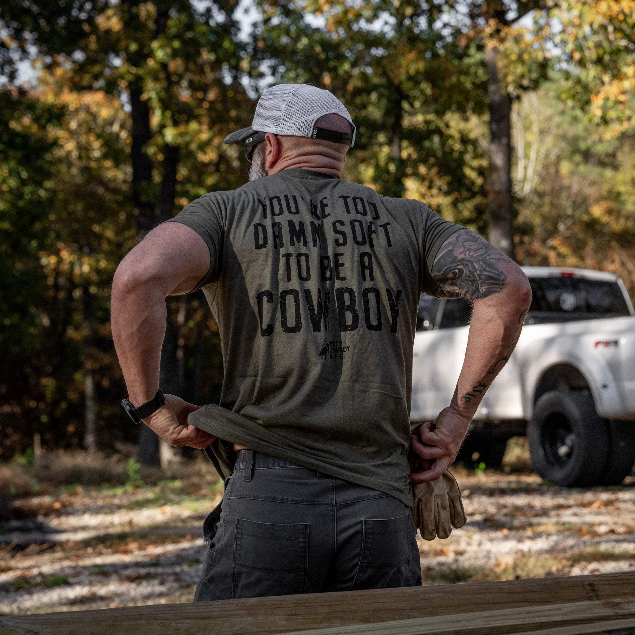 You're Too Damn Soft To Be A Cowboy Men's T-Shirt - Image 11