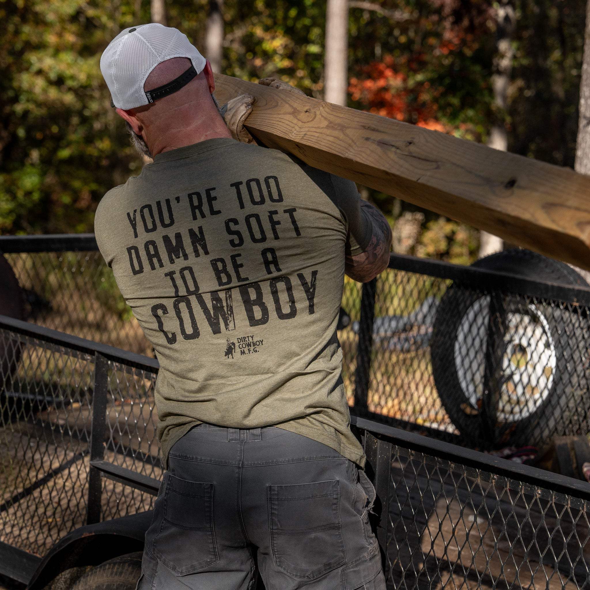 You're Too Damn Soft To Be A Cowboy Men's T-Shirt - Image 14