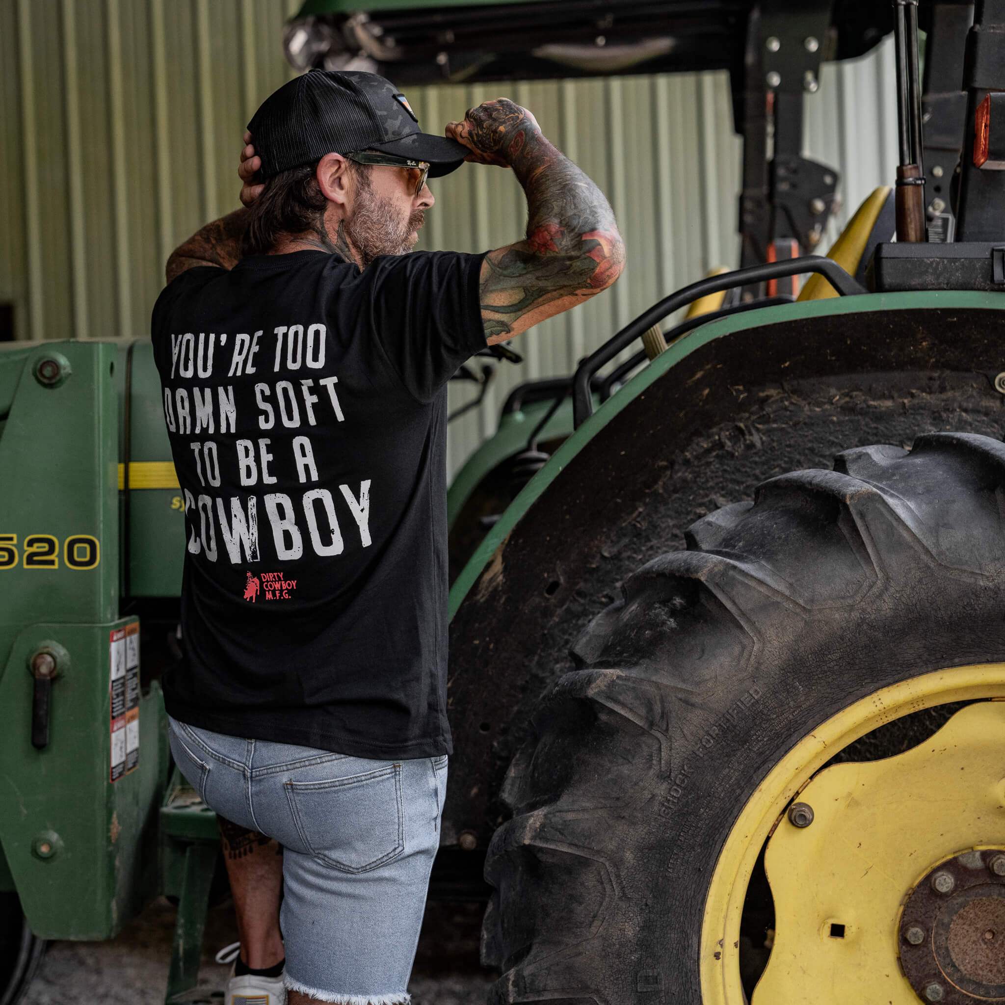 You're Too Damn Soft To Be A Cowboy Men's T-Shirt - Image 9